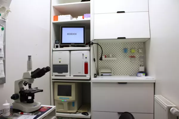 Zaplecze diagnostyczne przychodni weterynaryjnej